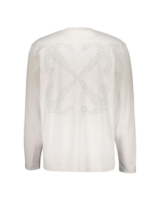 Long Sleeve Tops Off-White c/o Virgil Abloh de hombre de color White