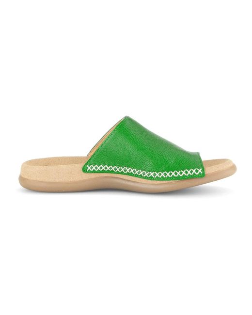 Comodidad zapatillas verdes mujer venta Gabor de color Green