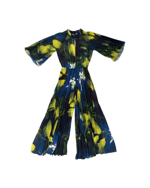 Jumpsuits Kaos de color Green