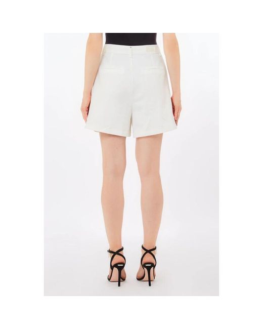 Liu Jo Blue Tencel Bermuda Shorts