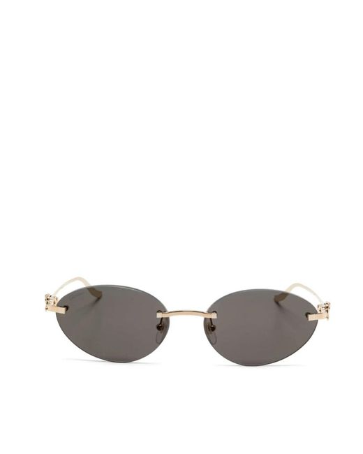 Cartier Metallic Sunglasses