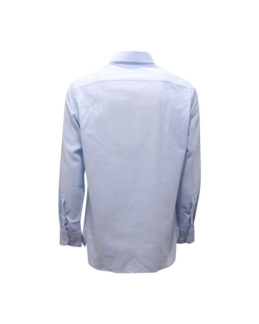 Sonrisa Italienisches Hemd X814 Modell Seo in Blue für Herren