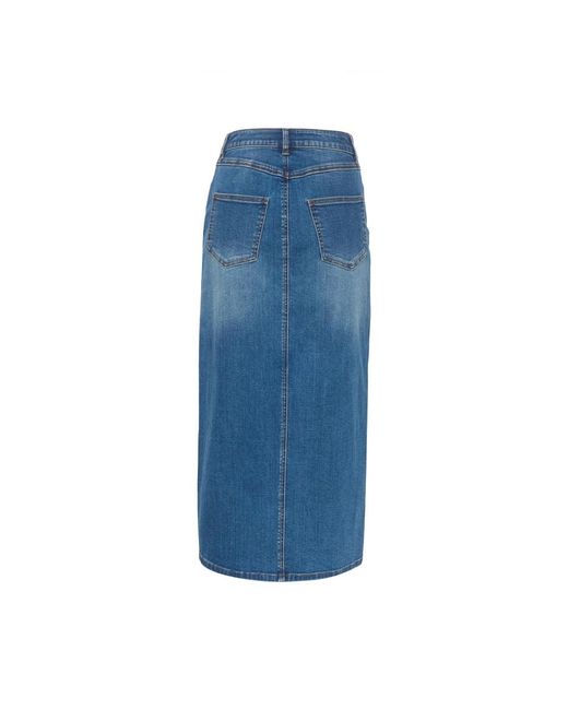 Kaffe Blue Denim Skirts