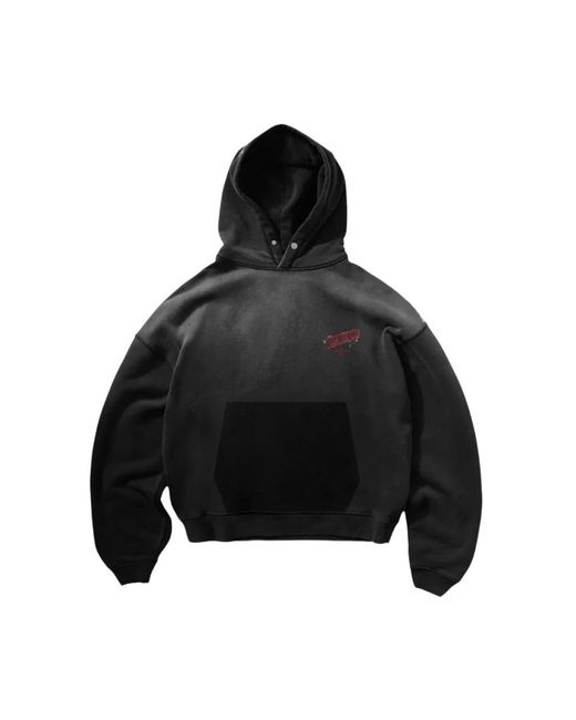 Represent Ransom Hoodie in het Black voor heren