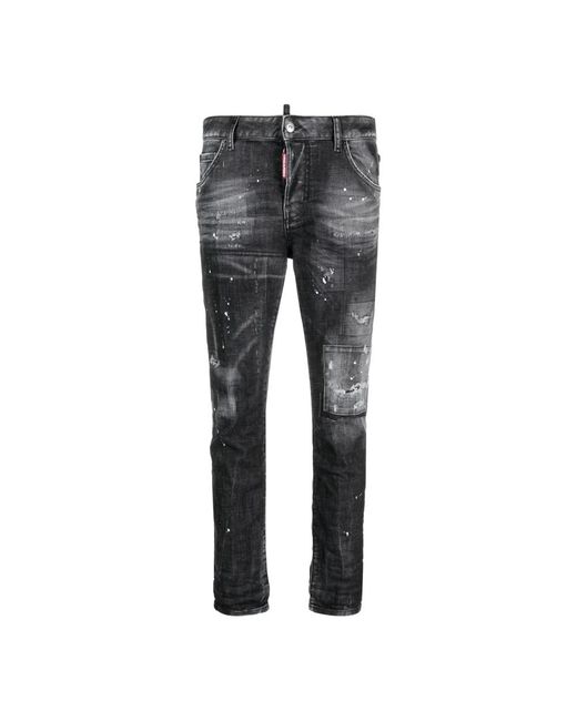DSquared² Gray Slim Fit Jeans