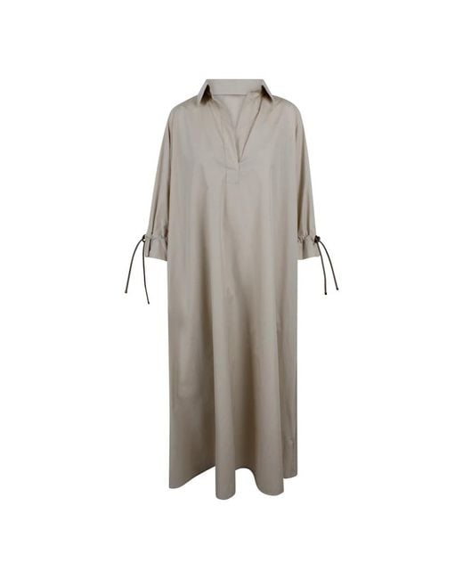 Max Mara Gray Shirt Dresses