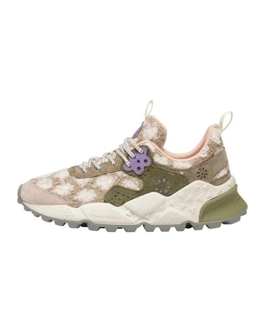 Flower Mountain Metallic Sneakers