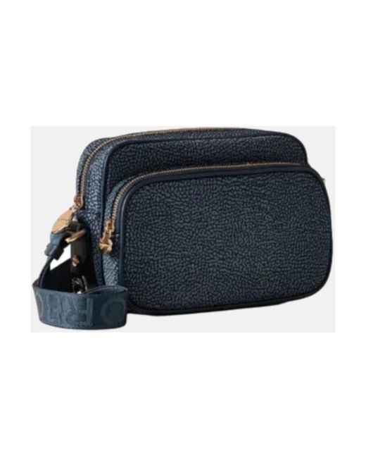 Borbonese Blue Camera Case Small