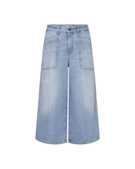 Mos Mosh Blue Wide Jeans