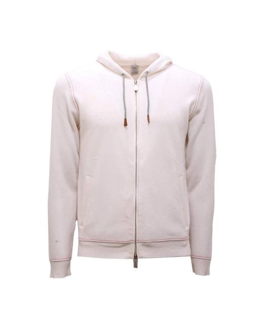 Eleventy Pink Zip-Throughs for men