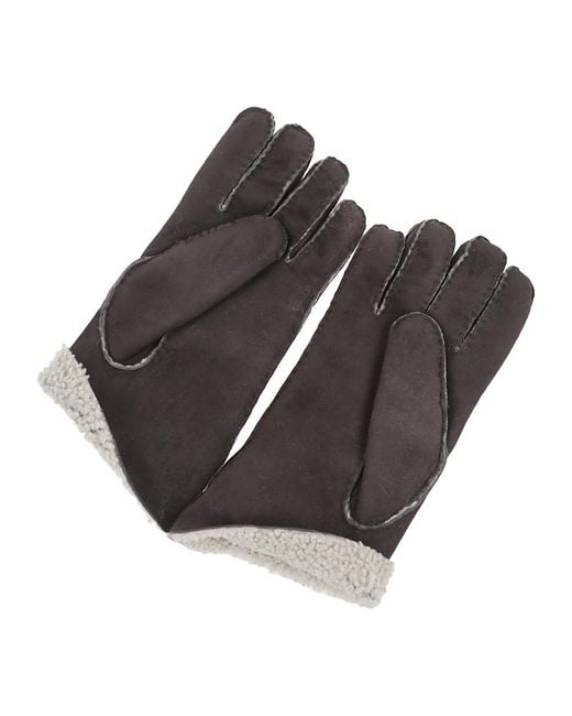 Eleventy Brown Gloves for men
