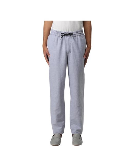 Sease Gray Straight Trousers for men