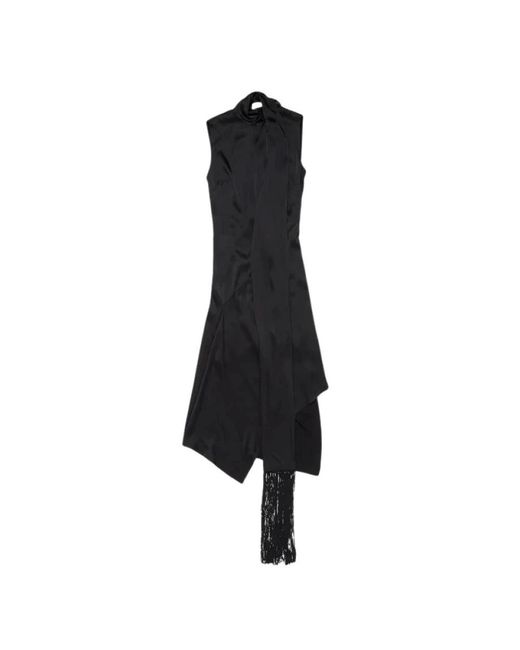 Acne Midi Dresses in het Black