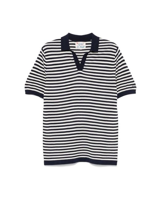 Polo Shirts Mc2 Saint Barth de hombre de color Blue