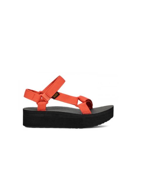 Teva Schoenen ,Oranje ,Polyester Stijlvolle Schoenen Voor Elke Gelegenheid in het Red