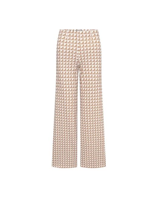Seductive Pull-On Wijde Broek in het Natural