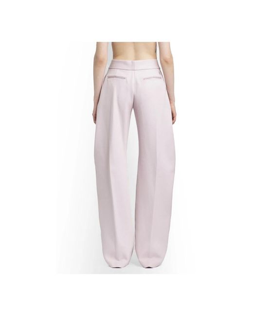 Trousers > wide trousers The Attico en coloris Pink