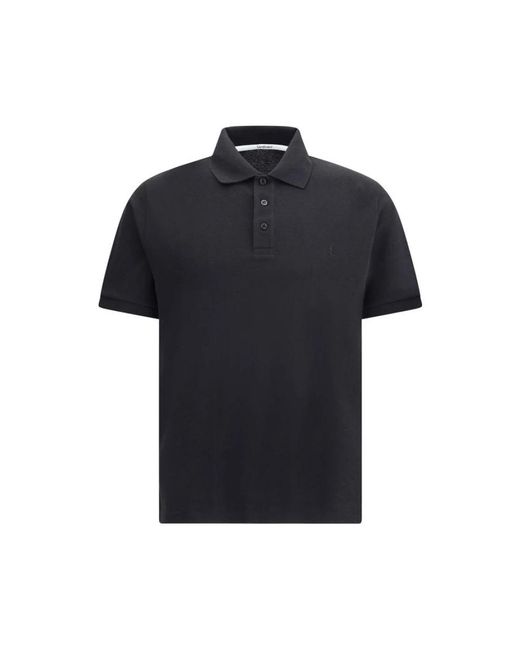 Saint Laurent Black Polo Shirts for men