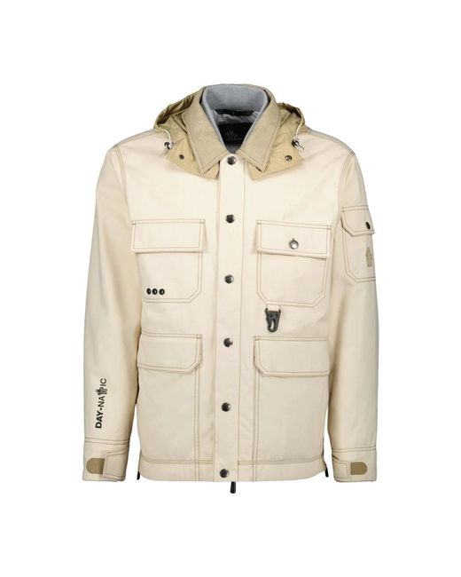 Moncler Jassen ,Katoen Katoenen Kelpius Jas in het Natural voor heren