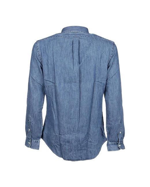 Polo Ralph Lauren Blue Denim Shirts for men