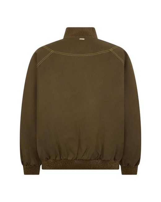 Herno Green Bomber Jackets