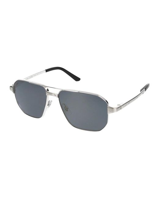 Cartier Stylische sonnenbrille ct0424s in Gray für Herren