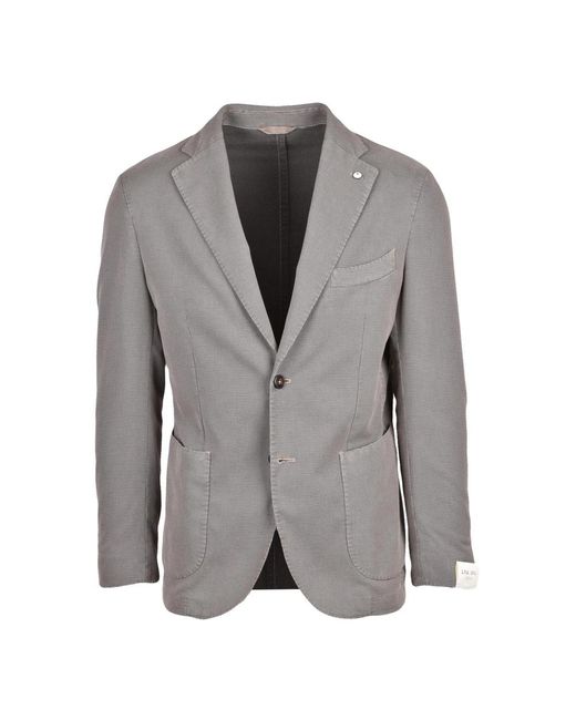 L.b.m. 1911 Slim-Fit Jas in het Gray voor heren