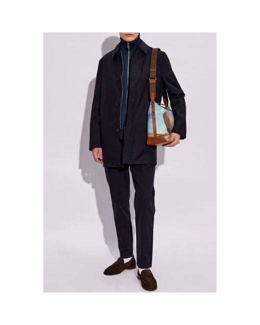 Cappotto corto con fodera removibile di Paul Smith in Blue da Uomo