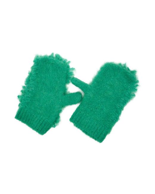 Sunnei Green Gloves for men