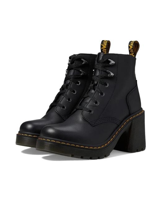 Dr. Martens Black Heeled Boots