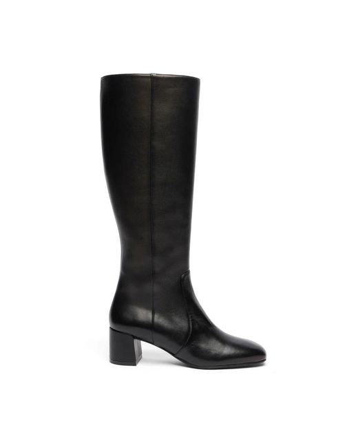Stuart Weitzman Black Heeled Boots