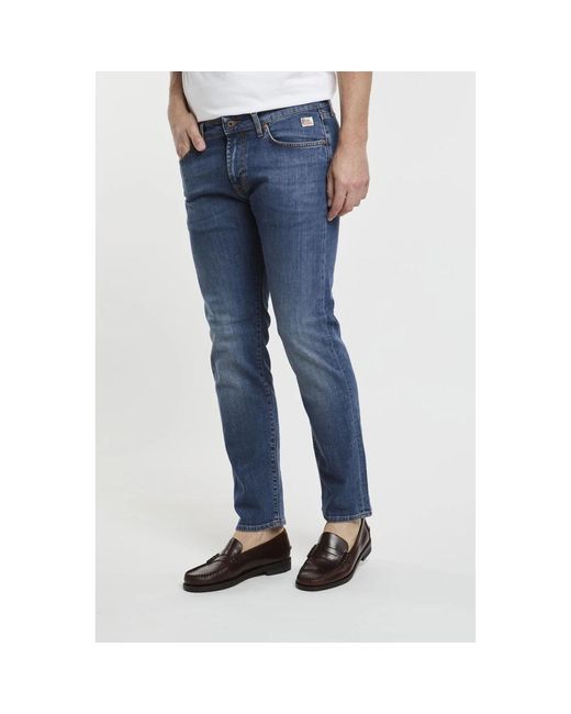 Roy Rogers Denim jeans mit mittlerer waschung und leichten abnutzungen in Blue für Herren