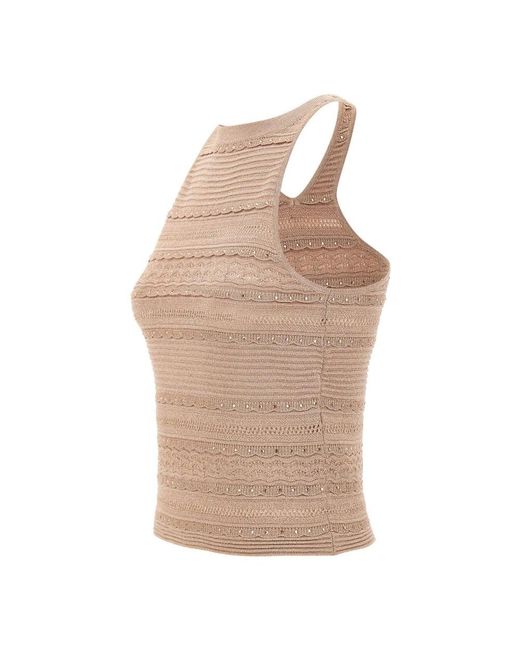 Liu Jo Natural Sleeveless Tops