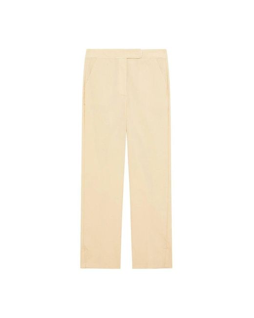 Patrizia Pepe Natural Baumwoll Zigarettenhose