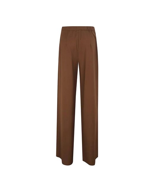 Max Mara Brown Wide Trousers