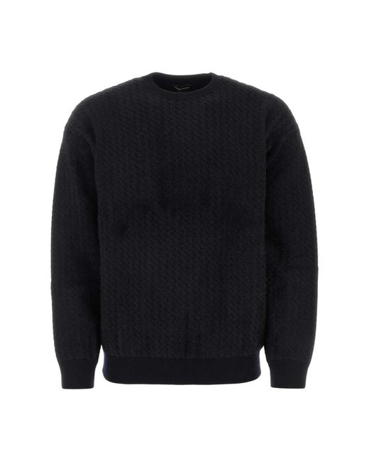 Knitwear > round-neck knitwear Giorgio Armani pour homme en coloris Blue
