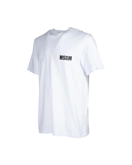 T-Shirts MSGM de hombre de color White