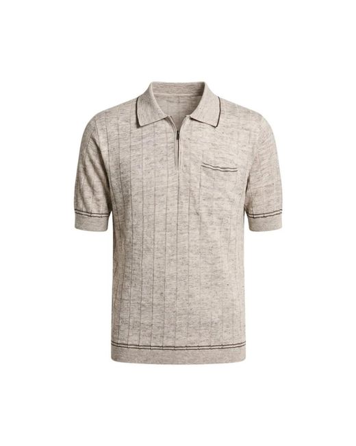 Peserico Natural Polo Shirts for men