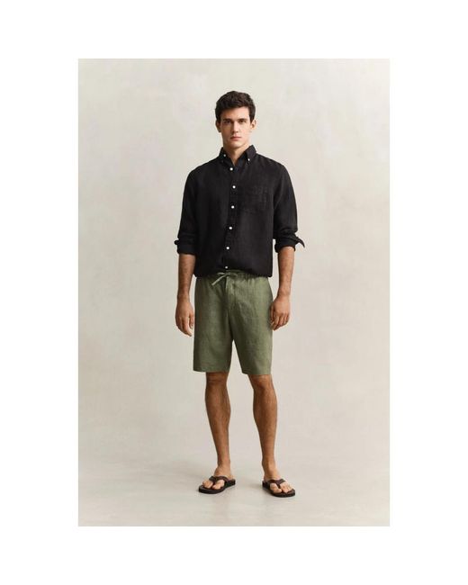 Gant Green Casual Shorts for men