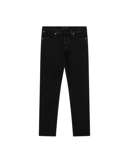 Stone Island Black Straight Fit Jeans for men