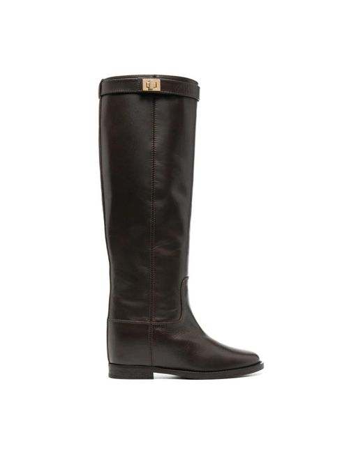 Via Roma 15 Black High Boots