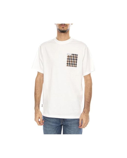 Aquascutum White T-Shirts for men