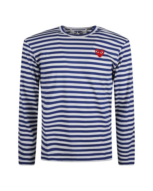 Comme des Garçons Blue Long Sleeve Tops for men