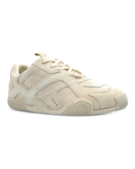 Versace Natural Sneakers Mit Griechischem Motiv