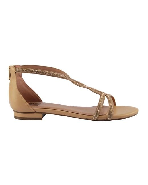 Bibi Lou Metallic Flat Sandals