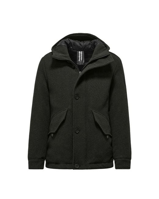 Winter Jackets di Bomboogie in Black da Uomo