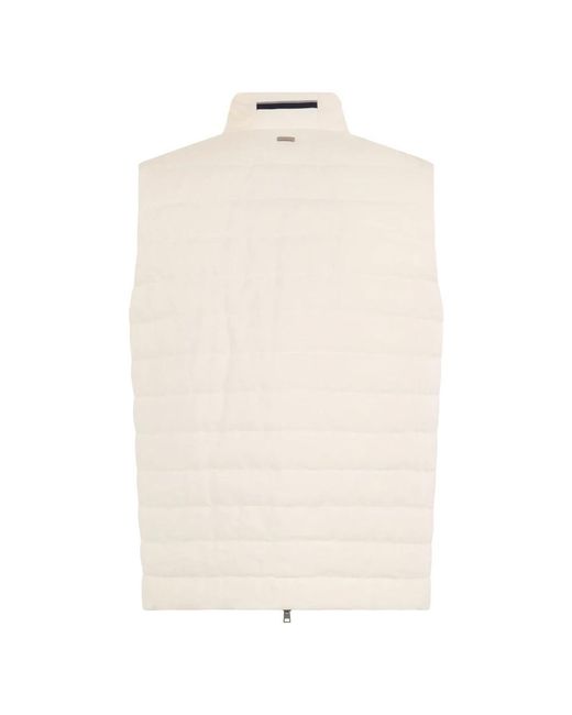 Herno Mouwloze Vest in het Natural voor heren