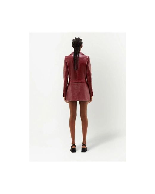 Courreges Red Short Skirts