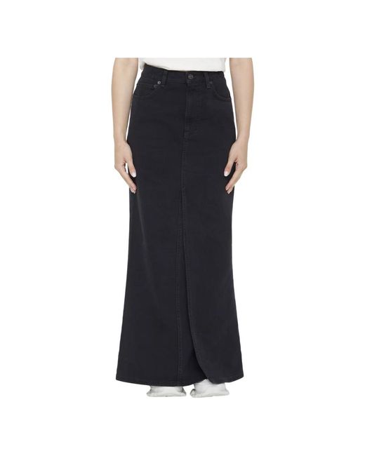 Balenciaga Black Maxi Skirts