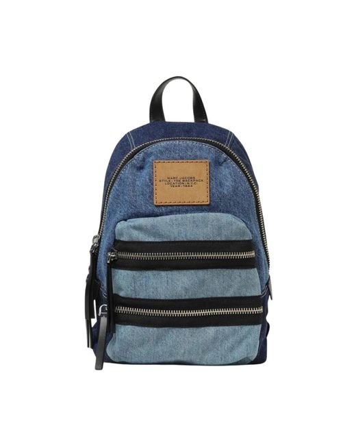 Marc Jacobs Blue Stylischer Rucksack